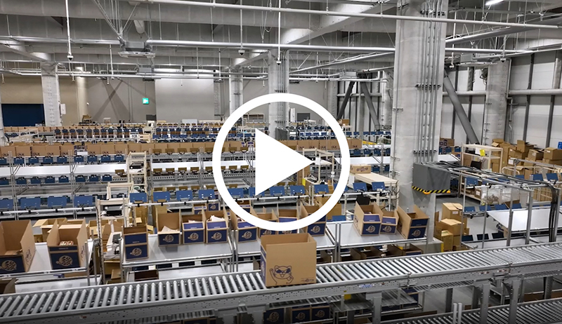 マテハン機器エリア